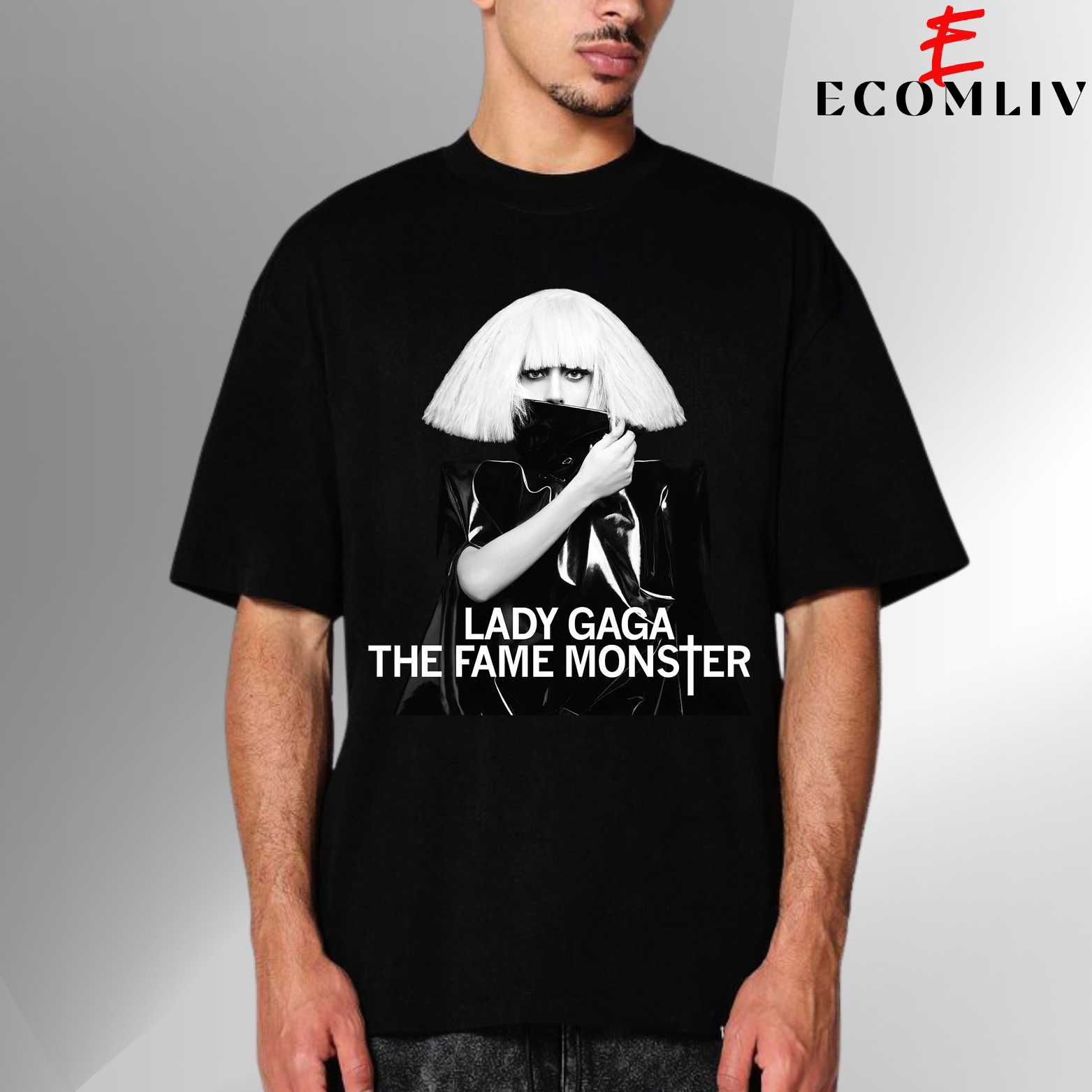The Fame Monster Graphic Tee, Lady Gaga Album Shirt, Unisex Music T Shirt